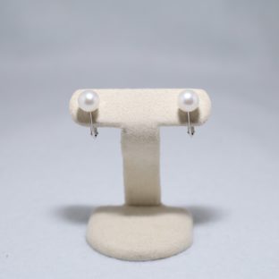 パールイヤリング（あこや本真珠）silver