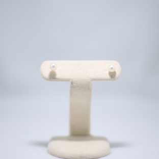 K１８パールピアス（あこや本真珠）