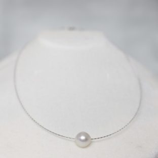南洋パールネックレス（オメガチェーン）